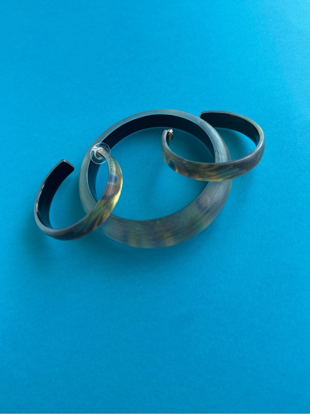 Alexis Bittar Bangle and Hoop Earring Set